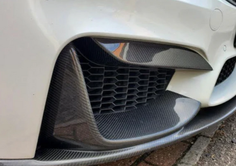 F8X M3/M4 Upper + Lower Splitter OEM Style Carbon Fiber Combo - BMW F80 M3 F82/F82 M4