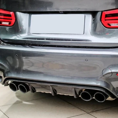 M-Performance Style Carbon Fiber Rear Diffuser (F80 M3 | F82/F83 M4) - MidWest Bimmer Supply