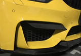 Dry Carbon Fiber OEM Style Front Bumper Upper Trim (BMW M3 F80 | M4 (F82/F83) - MidWest Bimmer Supply