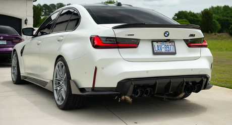 Dry Carbon Fiber OEM Style Rear Diffuser (G80 M3 | G82/G83 M4) - MidWest Bimmer Supply