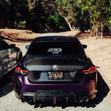 G42 2-Series Carbon Fiber Rear Diffuser w/LED Brake Light - G42 2-Series M Sport
