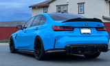 Carbon Fiber 3D Style Diffuser + Rear Splitters - G80 M3
