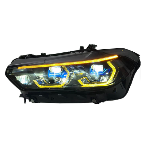 X5 G05 Switchable Yellow/White Laser Style Headlights - X5 G05