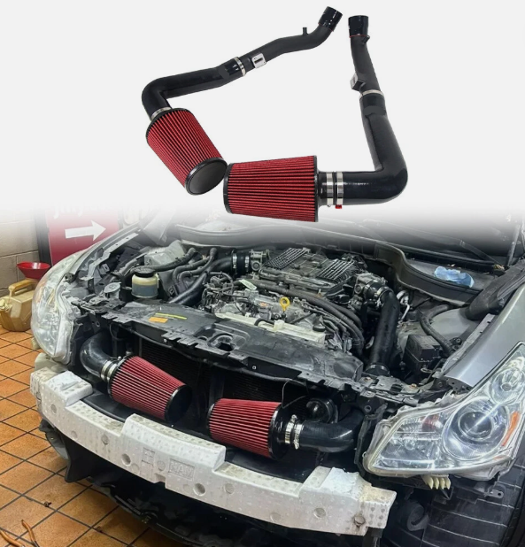 MBS VQ37 Aluminum Front Mount Intake - Nissan 370Z Infiniti G37/ Q60
