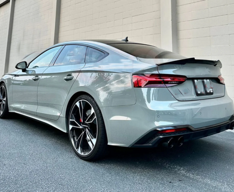 Carbon Fiber M Style Trunk Spoiler - Audi B9 Sportback A5 S5 RS5