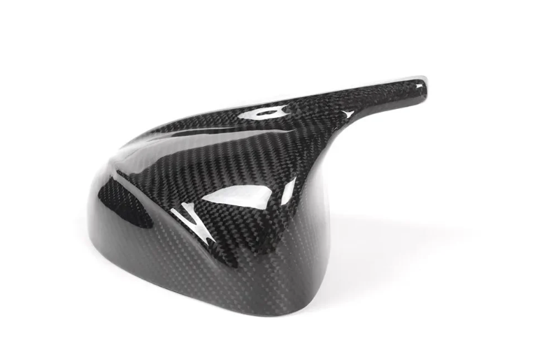 Carbon Fiber M Style Mirror Replacement Mirror Caps - Audi A3 S3 RS3 W/ Lane Assist