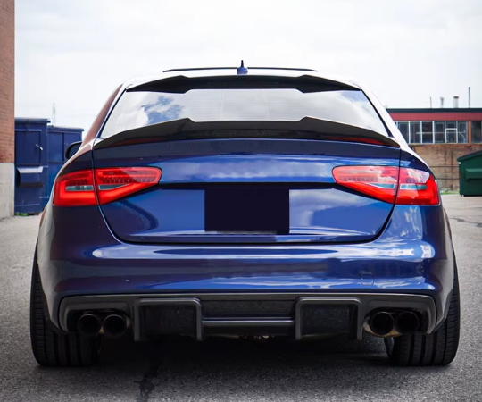 Carbon Fiber PSM Style Trunk Spoiler - Audi B8 B8.5 S4