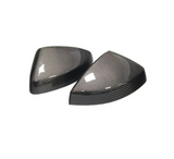 Carbon Fiber OEM Style Replacement Mirror Caps - Audi 8V A3 S3 RS3 W/ Lane Assist