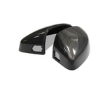 Carbon Fiber OEM Style Replacement Mirror Caps - Audi 8V A3 S3 RS3 W/ Lane Assist