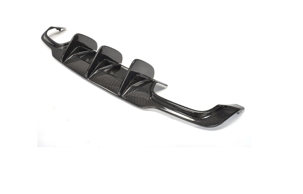 Carbon Fiber Shark Fin Style Diffuser - Mercedes-Benz W204 C-Class C63