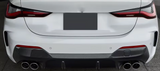G22 4-Series MP Style Dry Carbon Fiber Rear Diffuser - G22 G23 4-Series M Sport