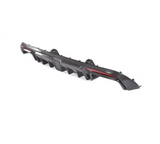 Carbon Fiber B Style Rear Diffuser W/ LED Light - Mercedes-Benz W205 C63 C43 C300 & More