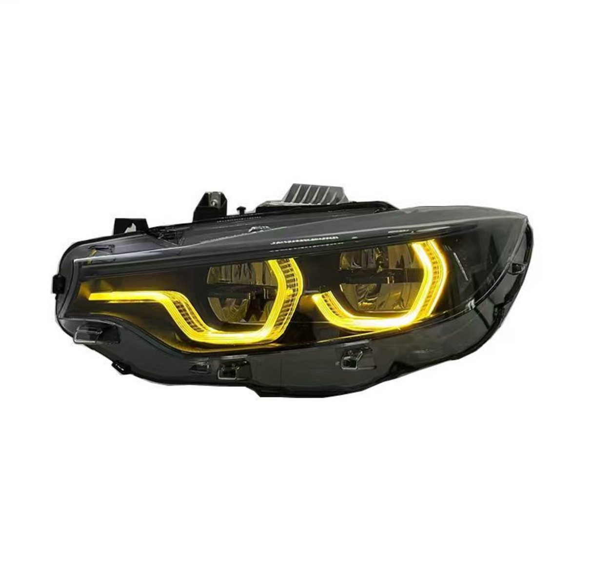 V3 F8X Tri Color Switchable IKON Headlights (White, Yellow, Amber) - F80 M3 F82 F83 M4