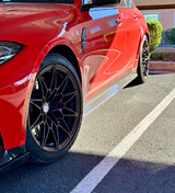 G80 M3 3D Style Dry Carbon Fiber Side Skirts - G80 M3
