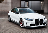 G80 M3 3D Style Dry Carbon Fiber Side Skirts - G80 M3