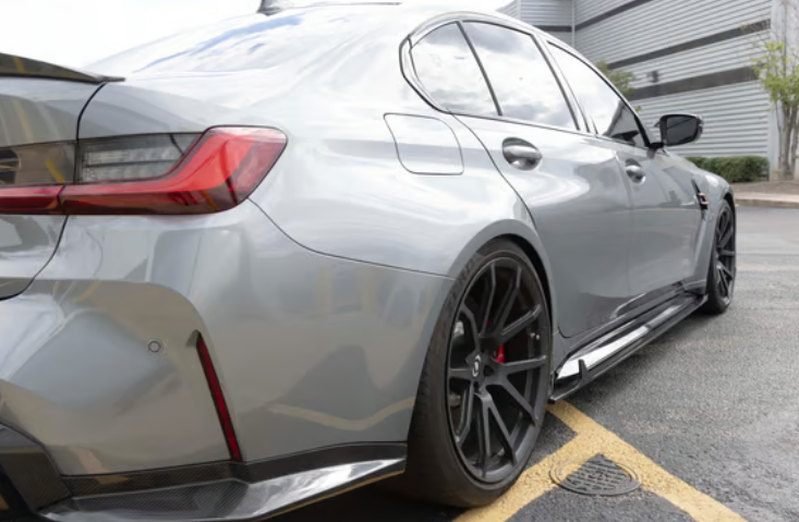 G82 M4 Dry Carbon Fiber D Style Side Skirts - G82 G83 M4