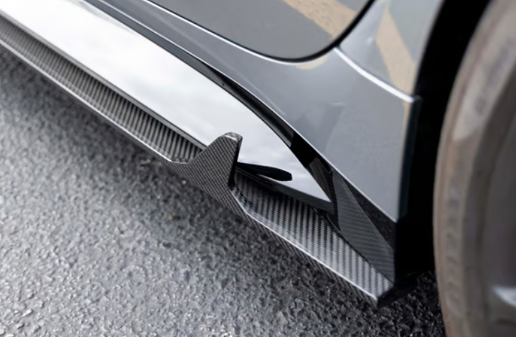 G82 M4 Dry Carbon Fiber D Style Side Skirts - G82 G83 M4