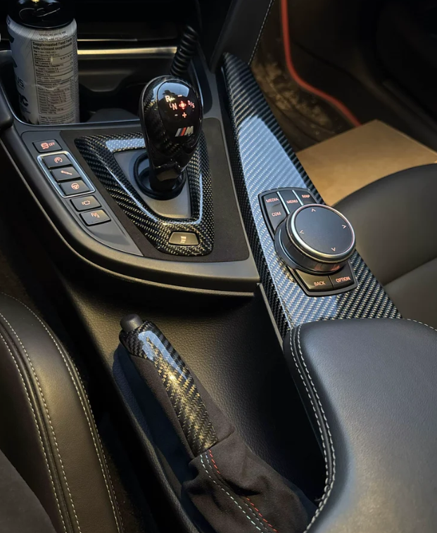 MP Carbon Fiber Alcantara Shifter Trim Replacement (F80 M3 | F82/F83 M4)