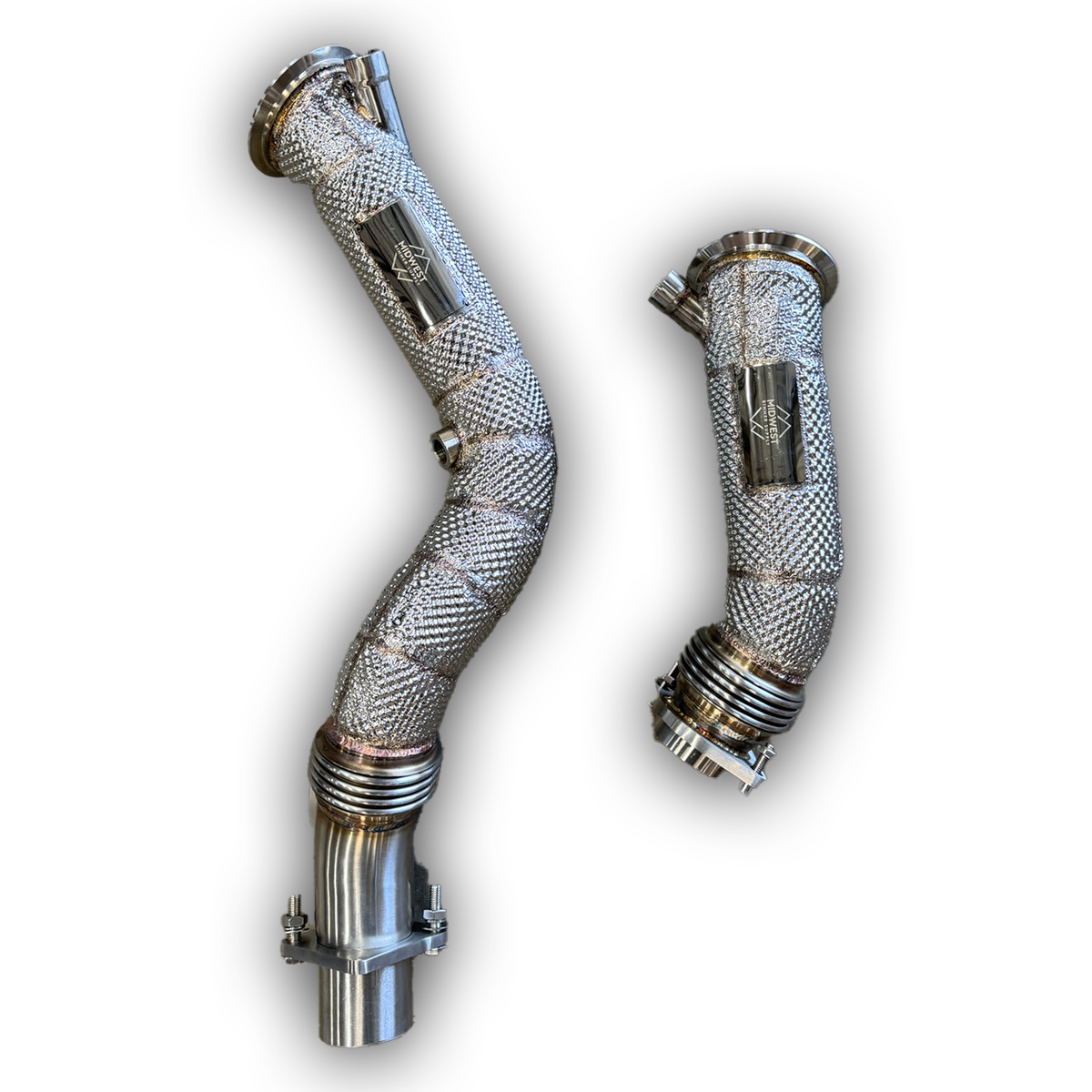 S55 Catless Downpipes w/heatshield - F80 M3 | F82/F83 M4 | F87 M2C