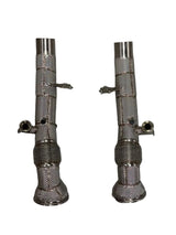 296 Catless Race Downpipe W/ Heat Shield - Ferrari 296 GTB GTS 2022+