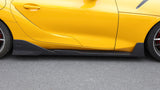 A90/A91 Supra Carbon Fiber TOM Style Side Skirts - A90 A91 Supra