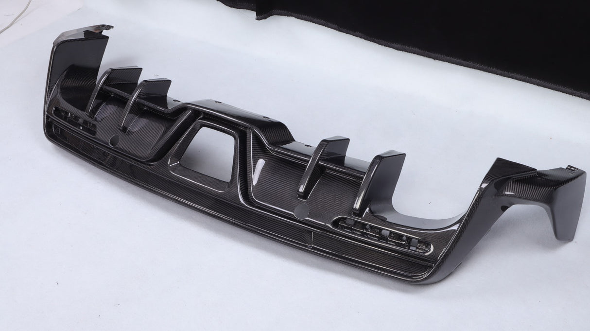 A90 Supra Carbon Fiber TOM Style Rear Diffuser - A90 A91 Supra
