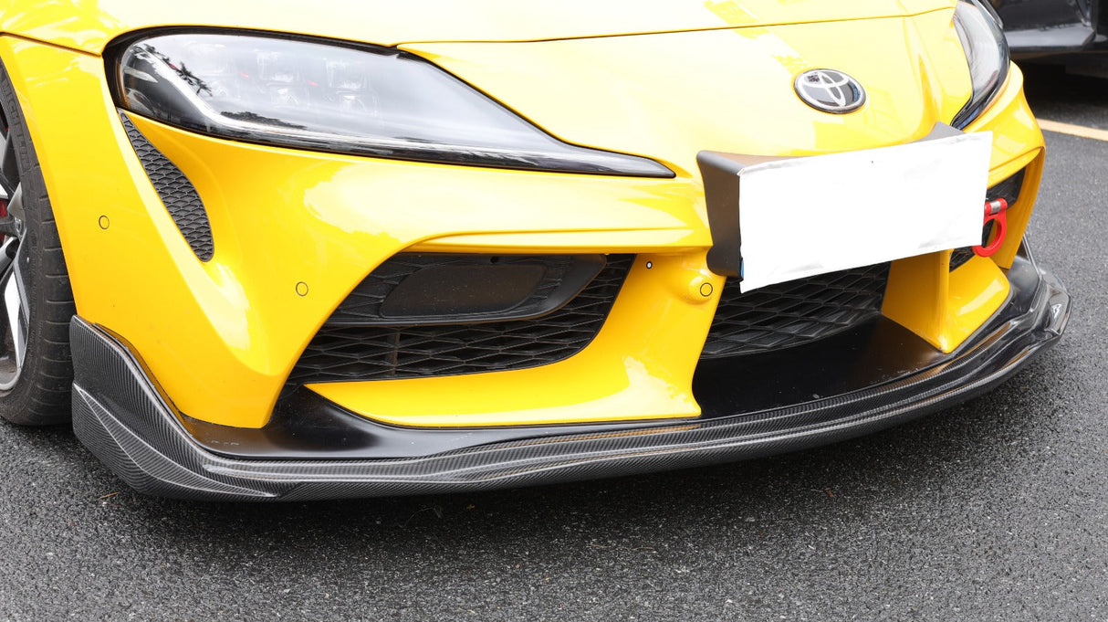 A90/A91 Supra Carbon Fiber Varis Style Front Lip - A90 A91 Supra