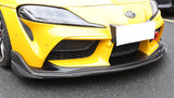 A90/A91 Supra Carbon Fiber Varis Style Front Lip - A90 A91 Supra