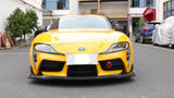 A90/A91 Supra Carbon Fiber Varis Style Front Lip - A90 A91 Supra
