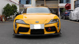 A90/A91 Supra Carbon Fiber Varis Style Front Lip - A90 A91 Supra