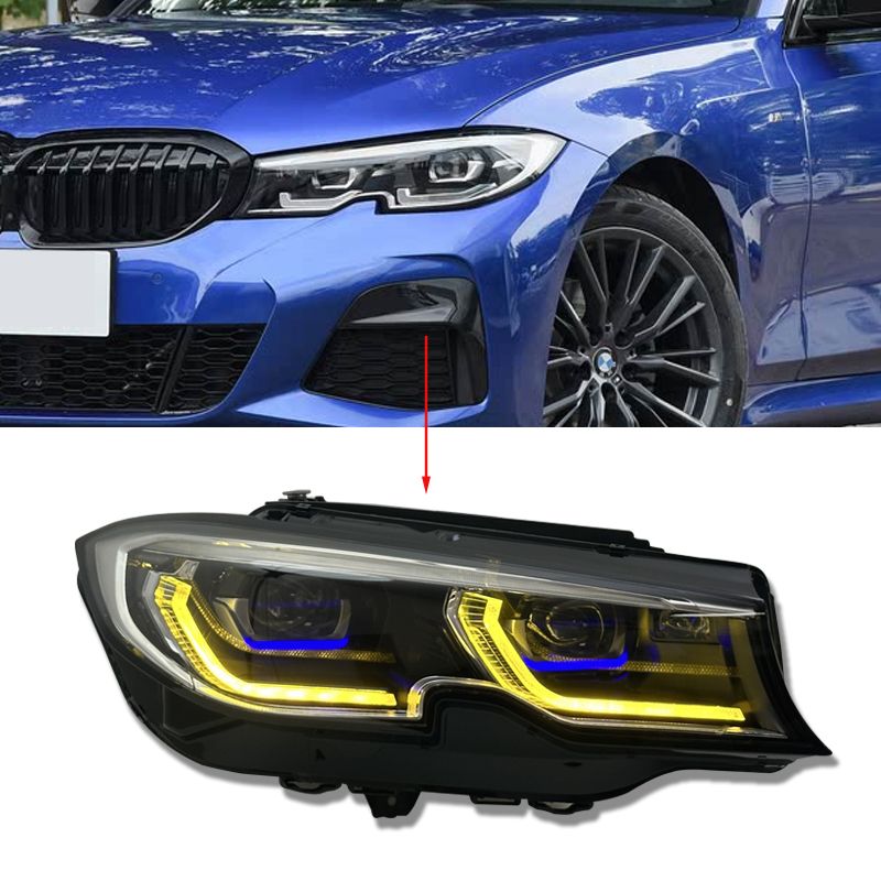 G20 Pre-LCI OEM Laser Style Headlights Switchback - (BMW G20/G28 3-Series)