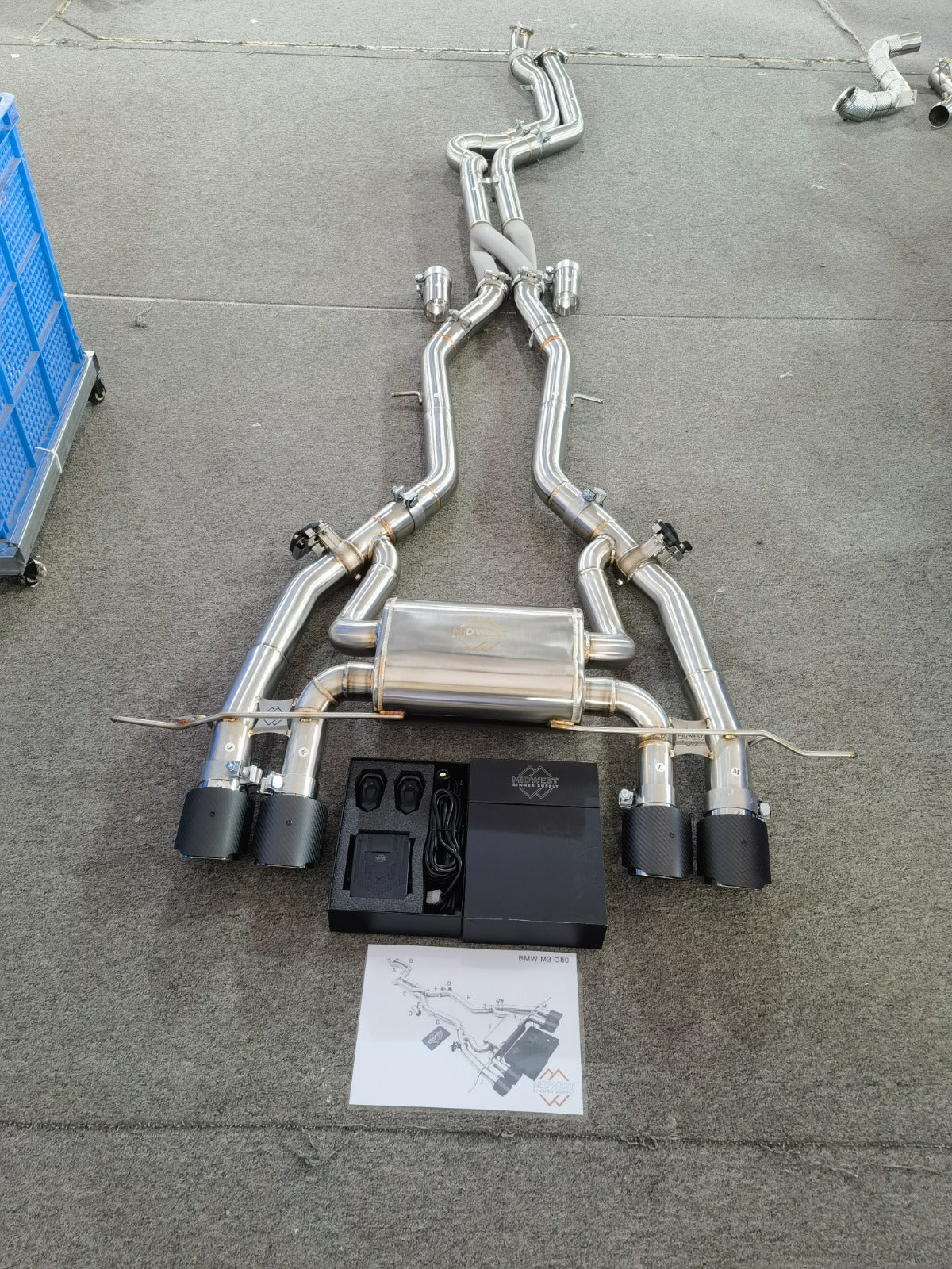 G8X M3/M4 Z Pipe Valved Exhaust System - G80 M3 G82 G83 M4