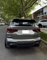 F97 X3M MBS V1 3D Style Carbon Fiber Rear Diffuser - F97 X3M 2019-2021