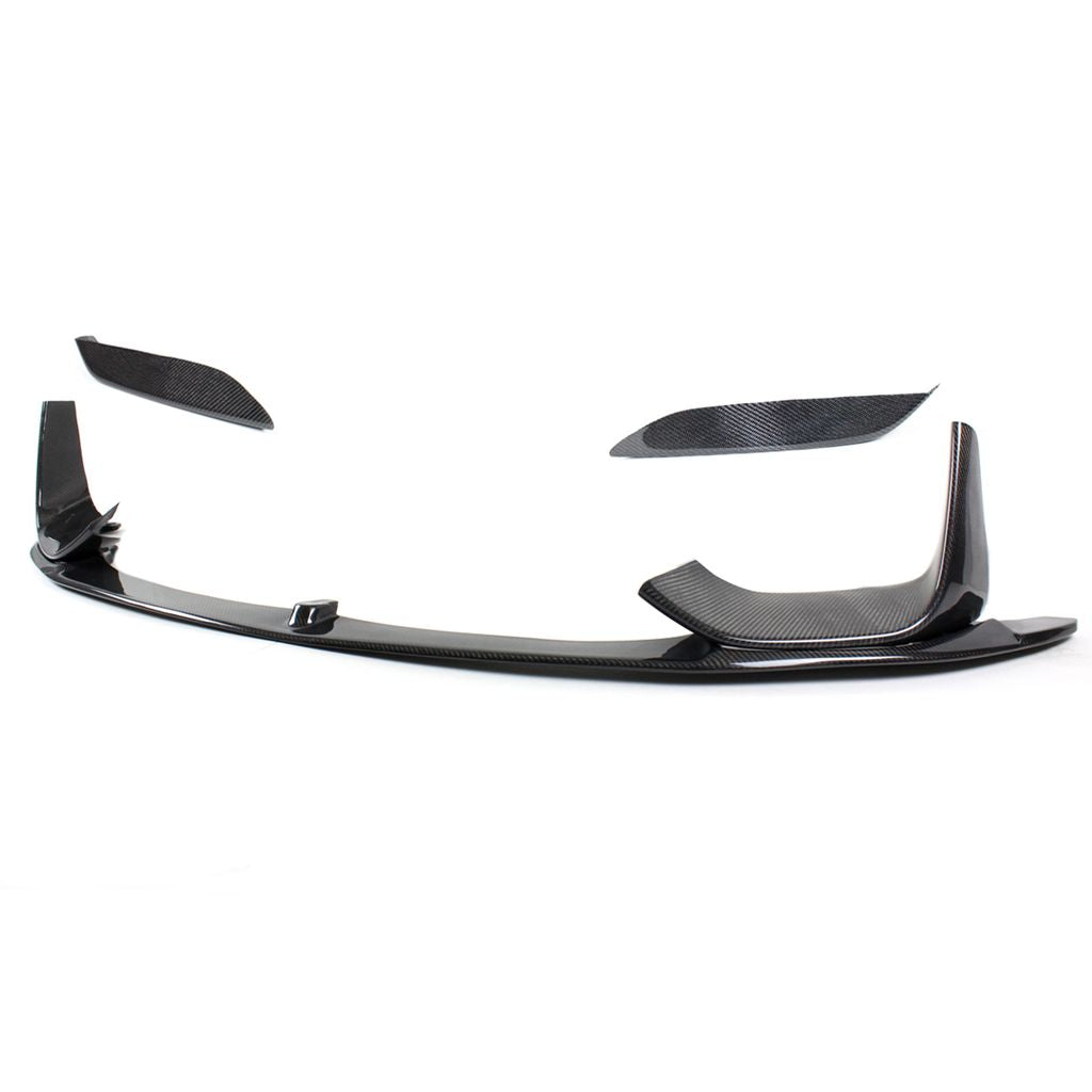 Carbon Fiber MP Style Front Lip & OEM Upper Fang - F80 M3 F82 F83 M4