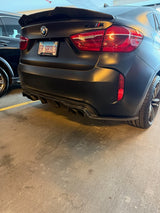F85/F86 3D Style Carbon Fiber Rear Diffuser - F85 X5M F86 X6M