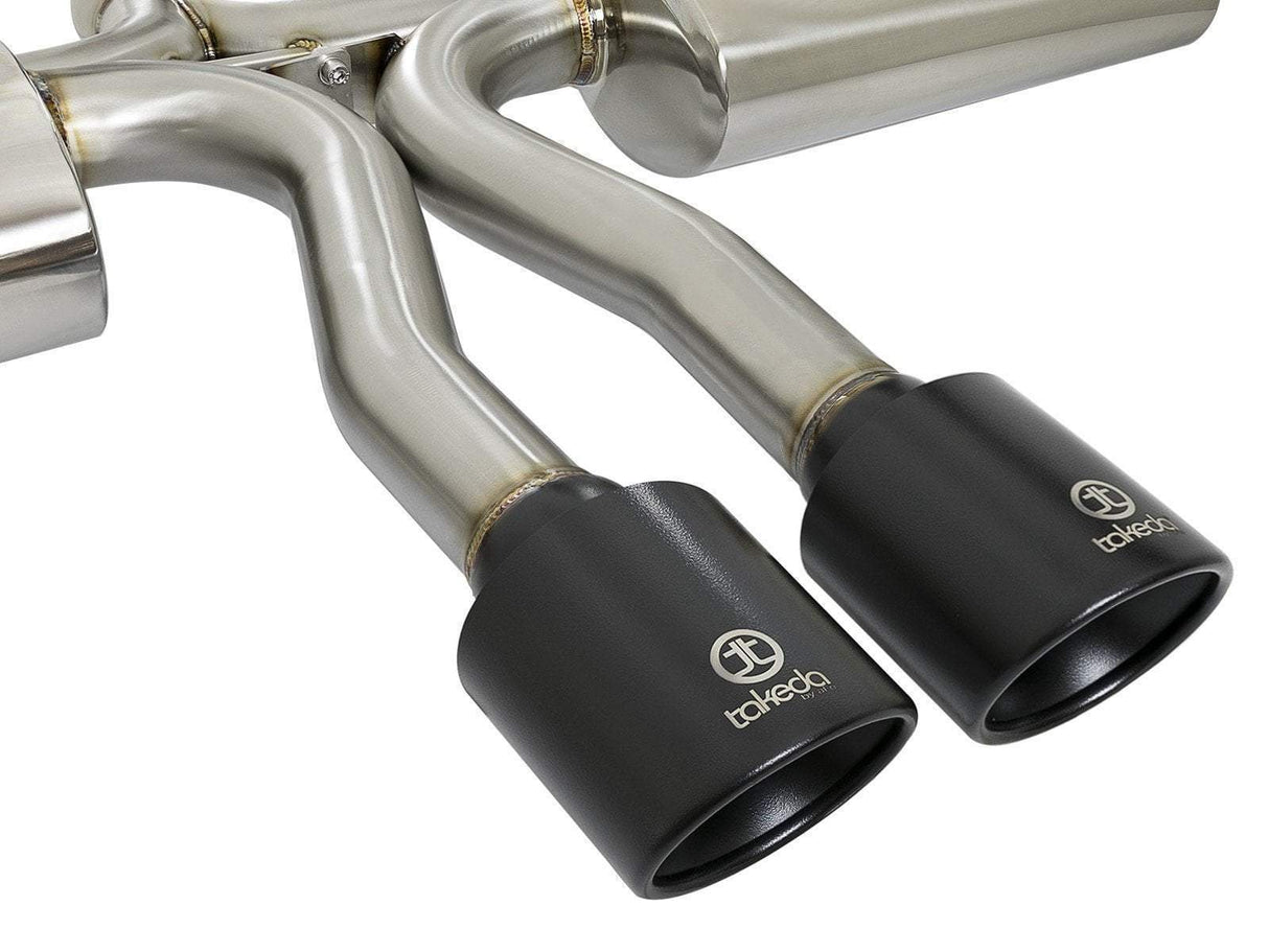 aFe Takeda 3" to 2-1/2" 304SS Cat-Back Exhaust | 2017-2021 Honda Civic Si Sedan (49-36621)