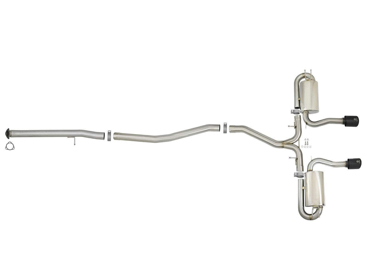 aFe Takeda 3" to 2-1/2" 304SS Cat-Back Exhaust | 2017-2021 Honda Civic Si Sedan (49-36621)