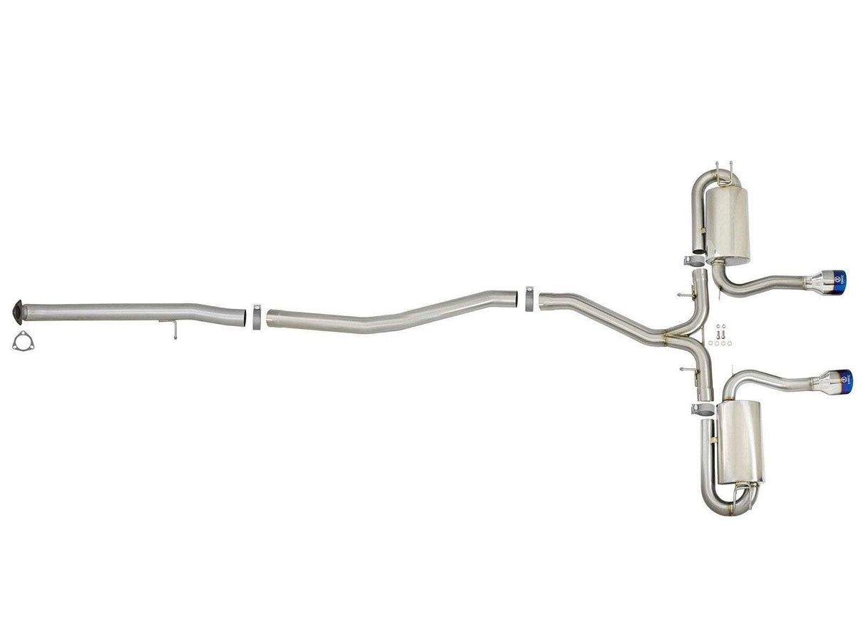 aFe Takeda 3" to 2-1/2" 304SS Cat-Back Exhaust | 2017-2021 Honda Civic Si Sedan (49-36621)