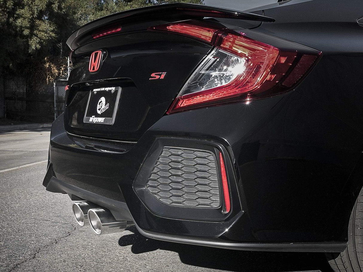 aFe Takeda 3" to 2-1/2" 304SS Cat-Back Exhaust | 2017-2021 Honda Civic Si Coupe (49-36618)
