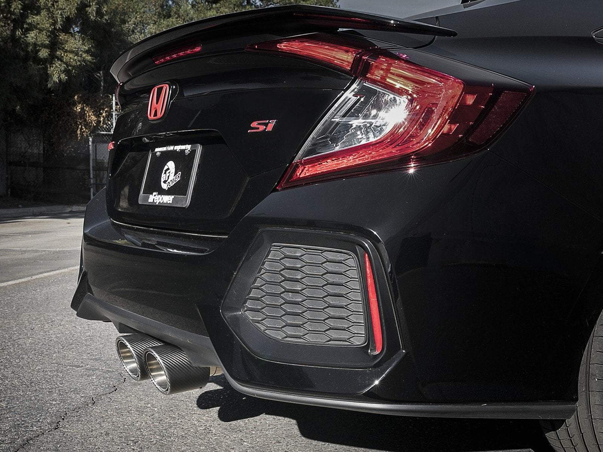aFe Takeda 3" to 2-1/2" 304SS Cat-Back Exhaust | 2017-2021 Honda Civic Si Coupe (49-36618)