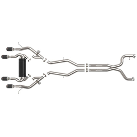 aFe Power MACHForce XP Cat-back Exhaust | 2021-2022 BMW M3/M4 (40-36351-C)