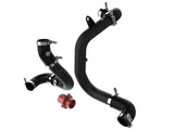 aFe Power BladeRunner Aluminum Hot and Cold Black Charge Pipe Kit w/Turbo Muffler Delete | Multiple Applications (46-20415-B)