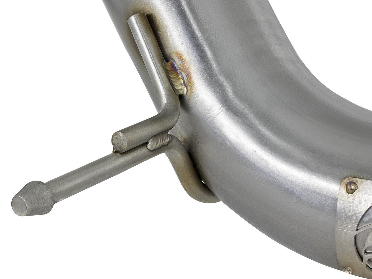 aFe Twisted Steel 3" Rear Downpipe/Midpipe | 2017-2021 Honda Civic Type R (49-36617)