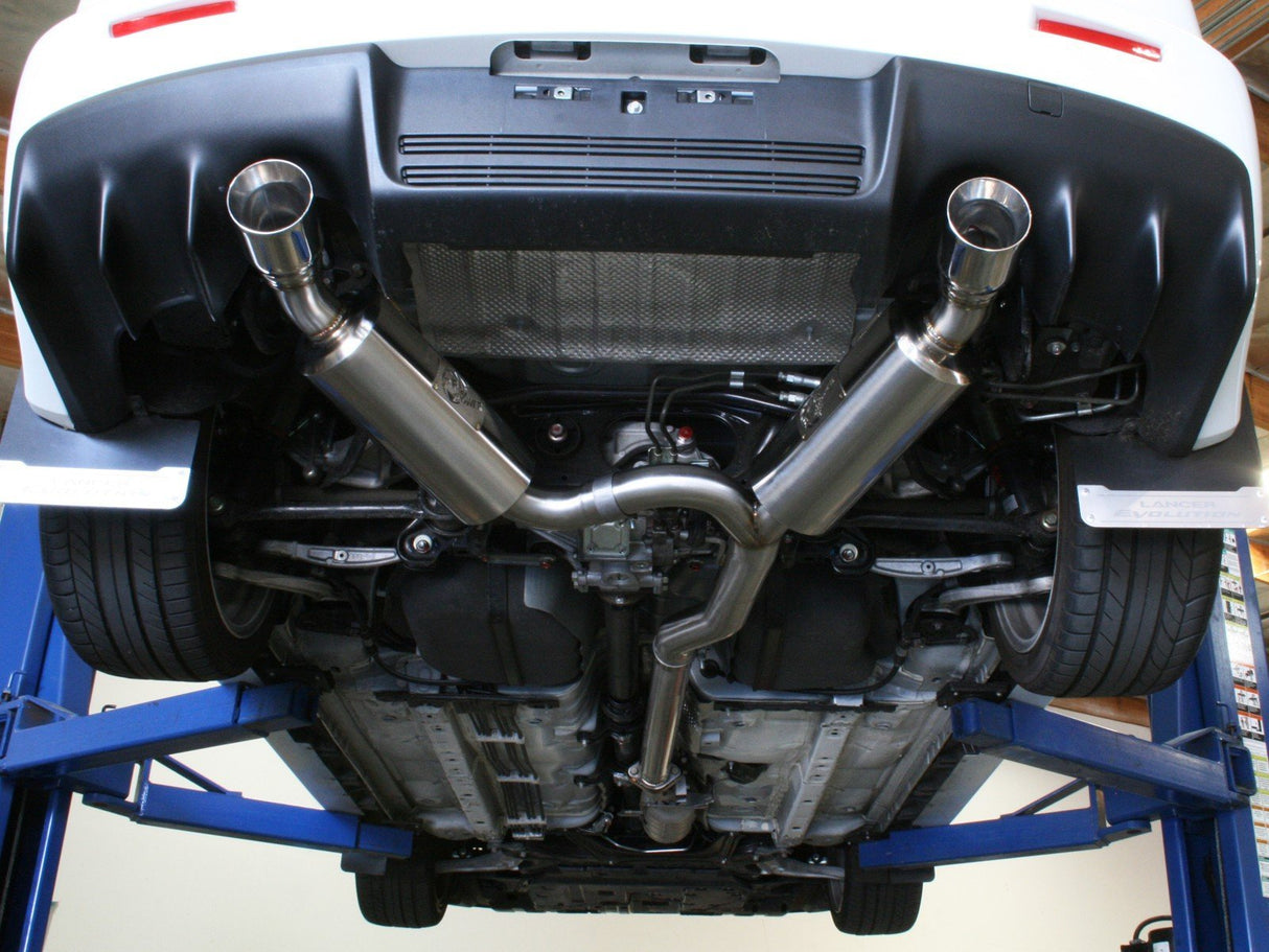 aFe Takeda 3.0"-2.5" Cat-Back Exhaust System | 2008-2015 Mitsubishi Evolution X (49-36701)