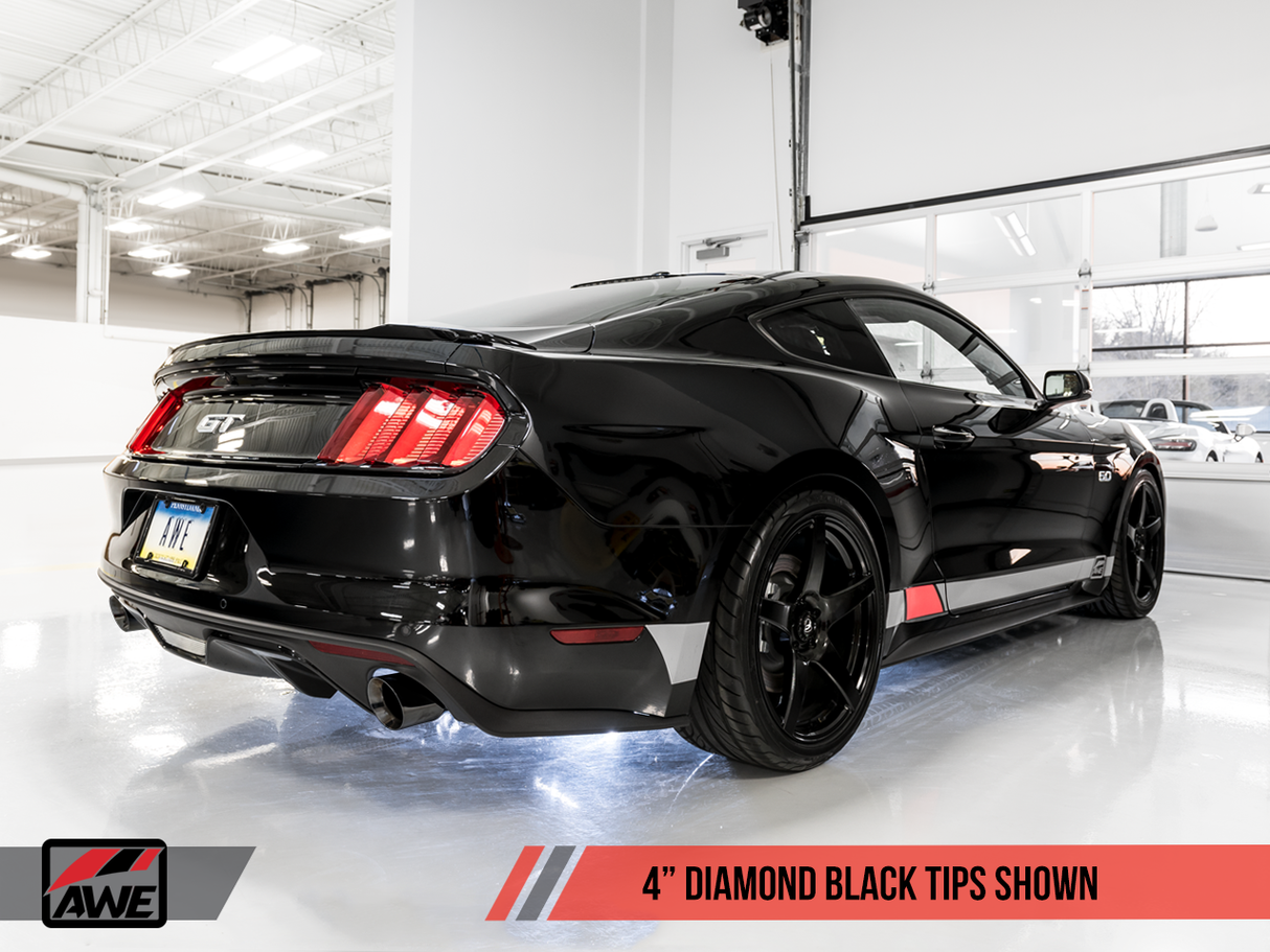 AWE Track Edition Cat-Back Exhaust | 2015-2017 Ford Mustang GT Fastback