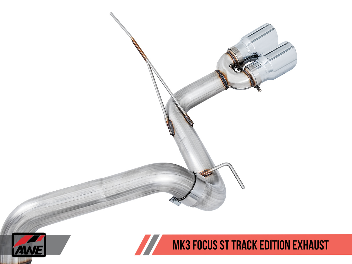 AWE Track Edition Cat-Back Exhaust | 2013-2018 Ford Focus ST (3020-32034/3020-33036)