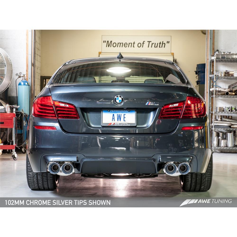 AWE Touring Edition Axle-Back Exhaust | 2013-2016 BMW M5 (3015-42062)