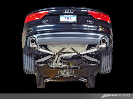 AWE Touring Cat-Back Exhaust | 2012-2015 Audi A7 (3015-32070)