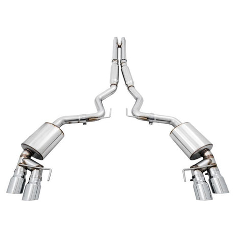 AWE Touring Cat-Back Exhaust | 2018-2023 Ford Mustang GT/Bullitt S550 5.0L (3015-42102)