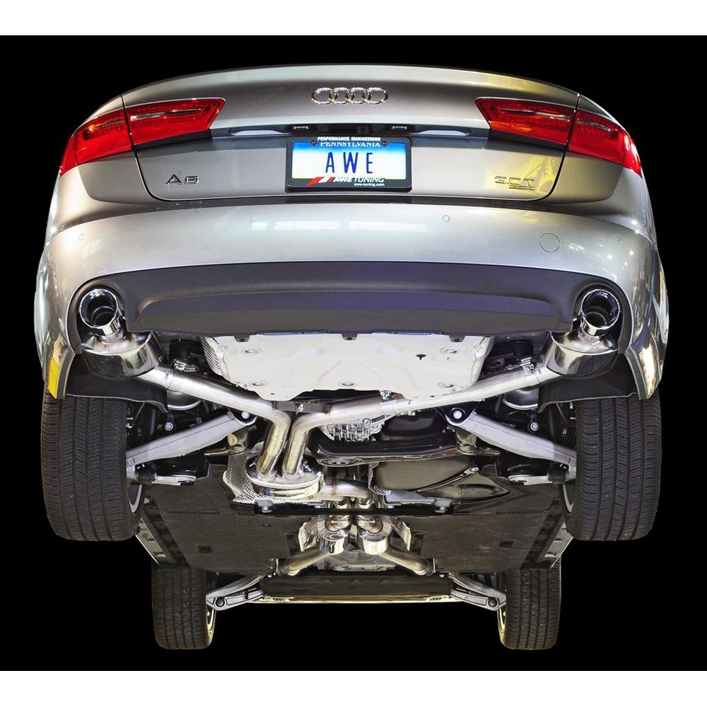AWE Touring Cat-Back Exhaust | 2012-2015 Audi A6 (3015-32048)